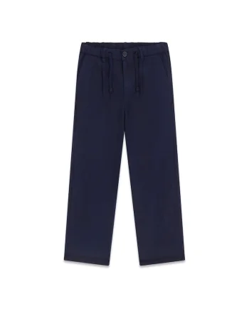 Pantaloni baieti,  bleumarin, lyocell/bumbac