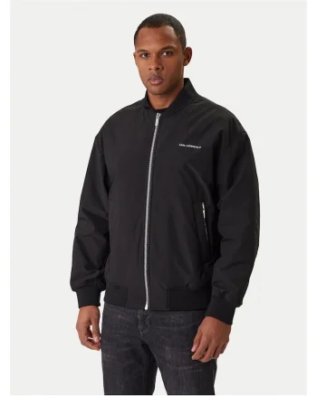Geaca bomber  pentru barbati, Negru
