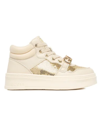 Pantofi sport copii,  bej, piele ecologica