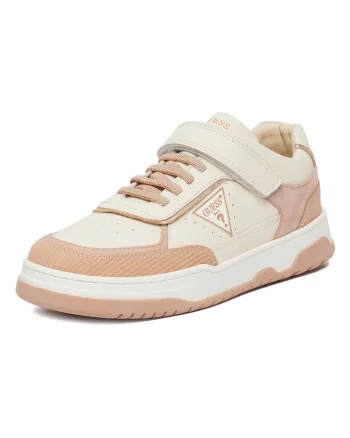 Pantofi Sport Copii,  piele naturala, bej, velcro