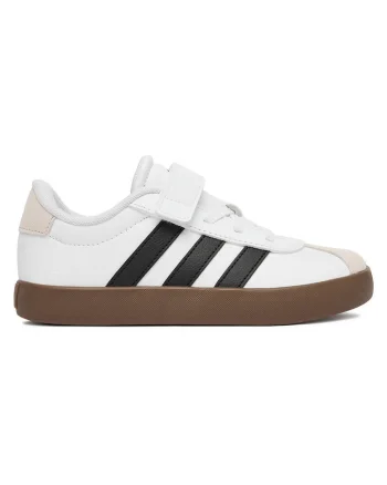 Pantofi sport,  material sintetic, alb, sistem de inchidere Velcro