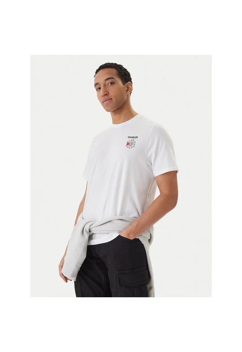 Tricou sport barbati,  bumbac 100%, alb