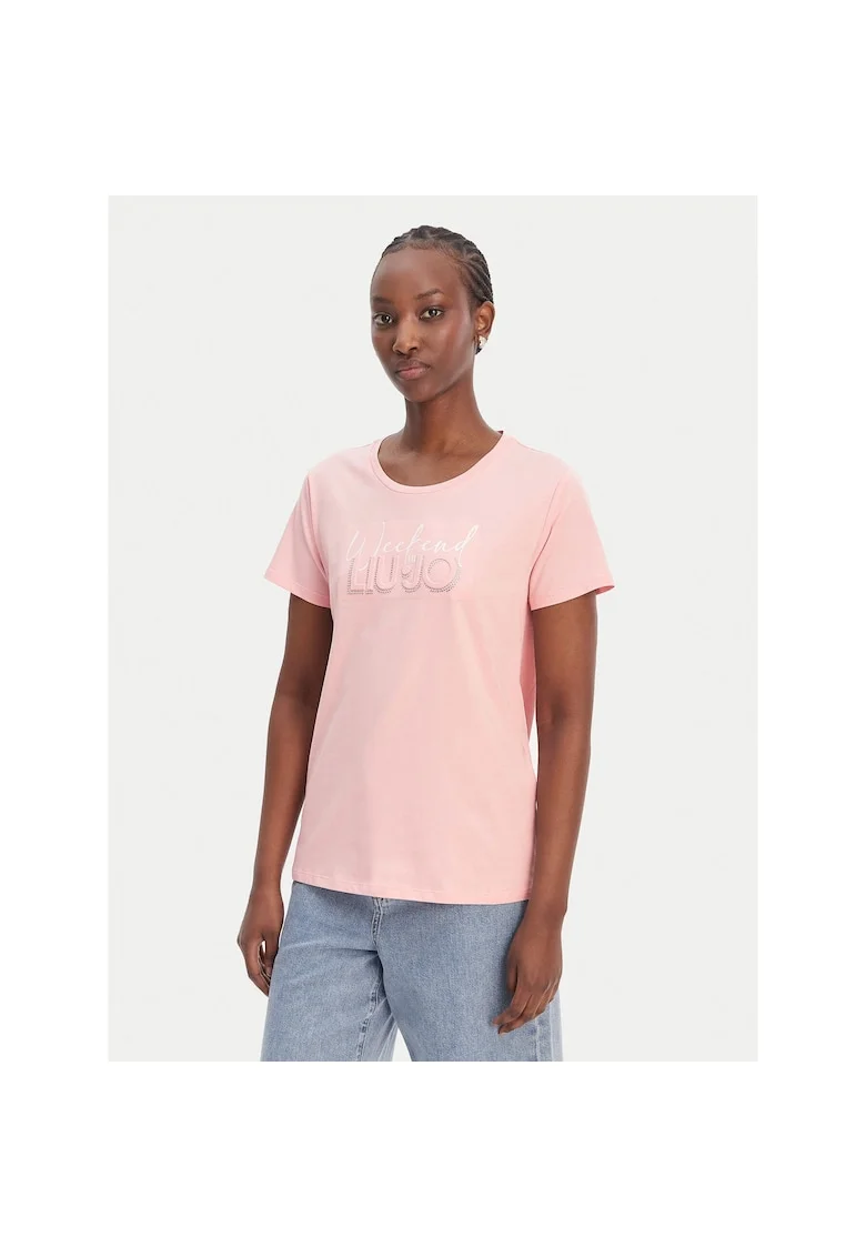 Tricou sport dama,  bumbac, roz,