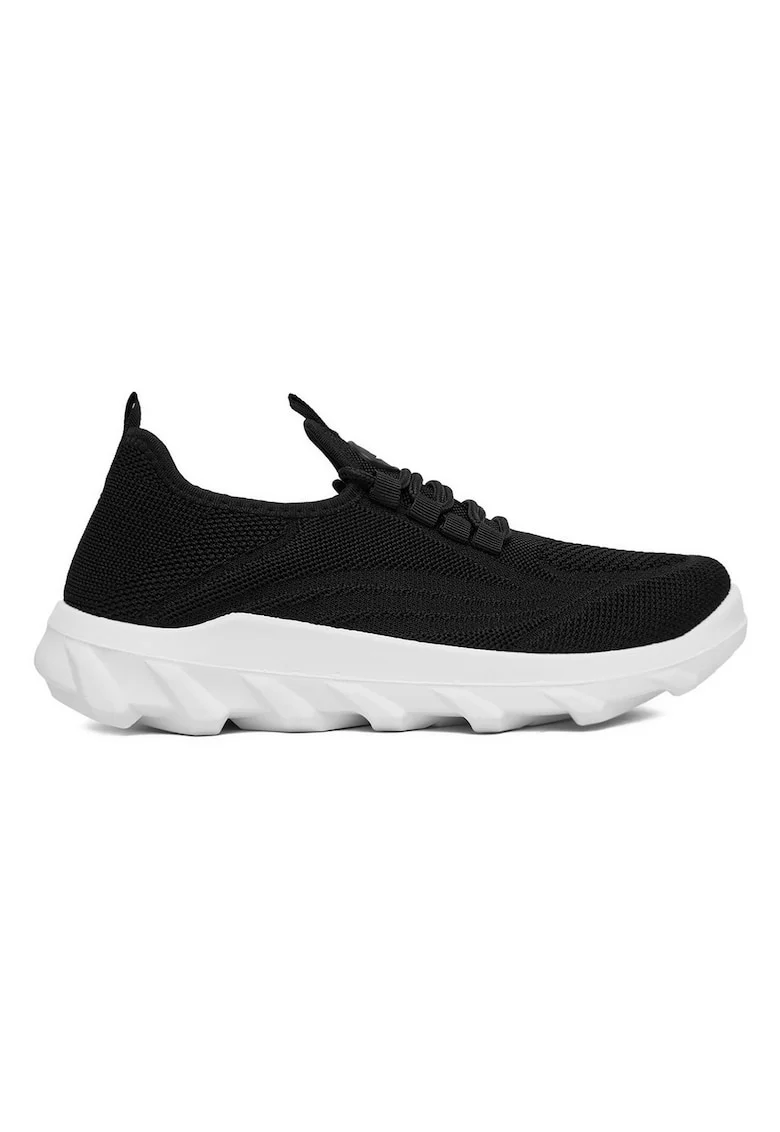 Pantofi sport dama,  material textil, negri