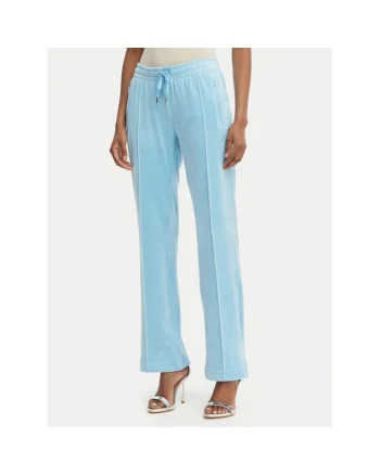 Pantaloni sport dama,  poliester, albastru deschis