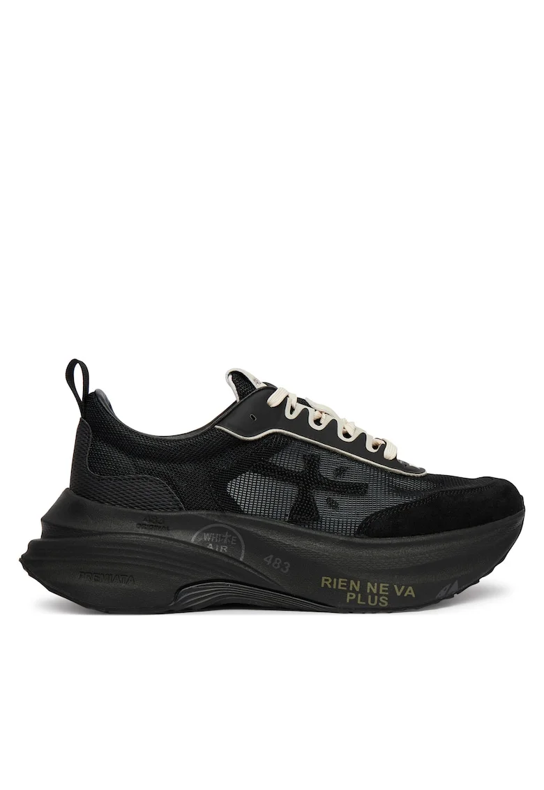 Pantofi sport dama,  piele naturala, negru