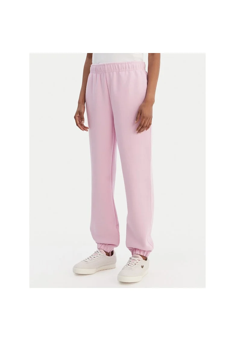 Pantaloni sport dama,  roz, bumbac si poliester