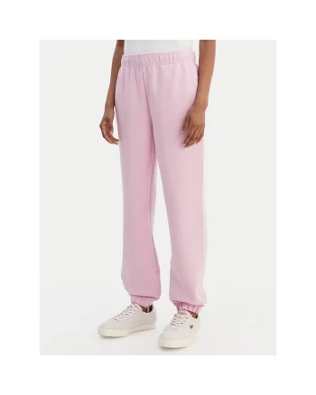 Pantaloni sport dama,  roz, bumbac si poliester