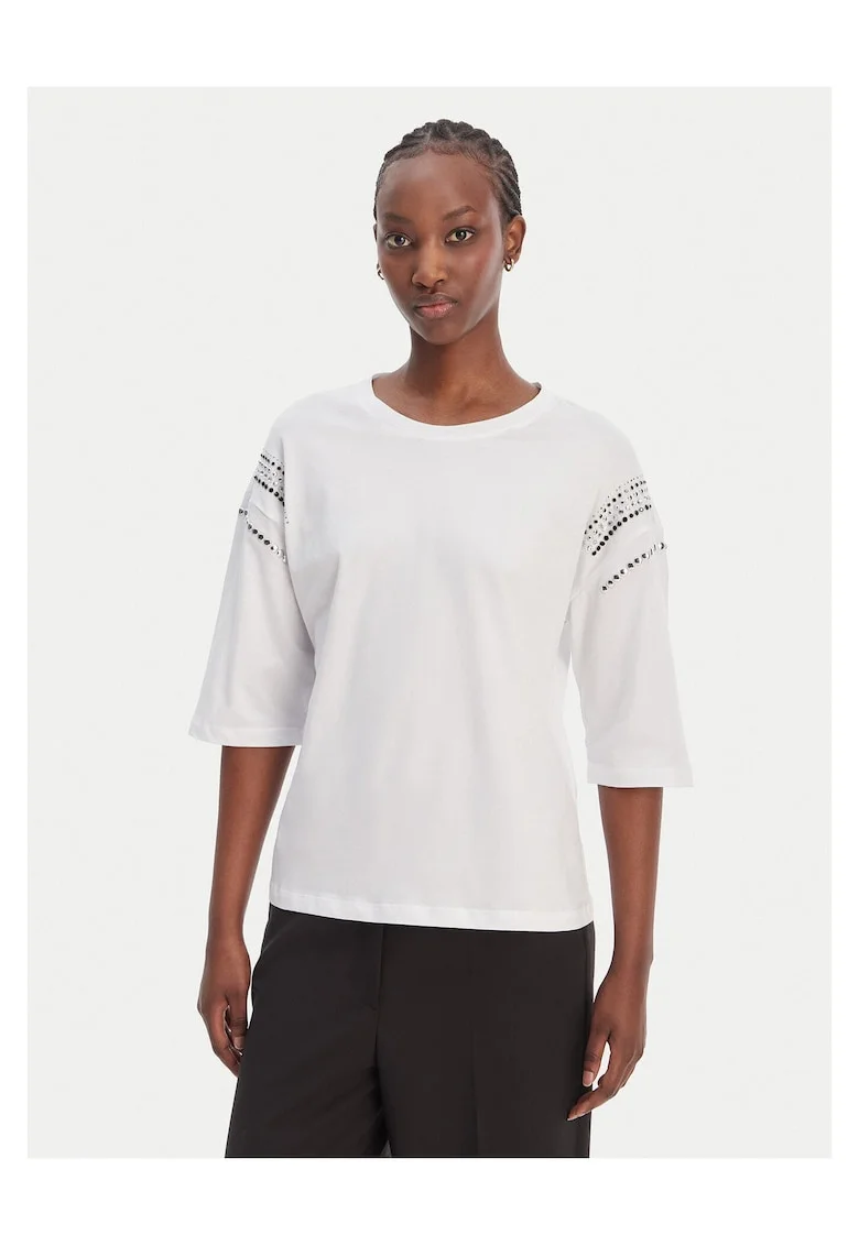 Tricou pentru Femei,  Alb, Bumbac 100%