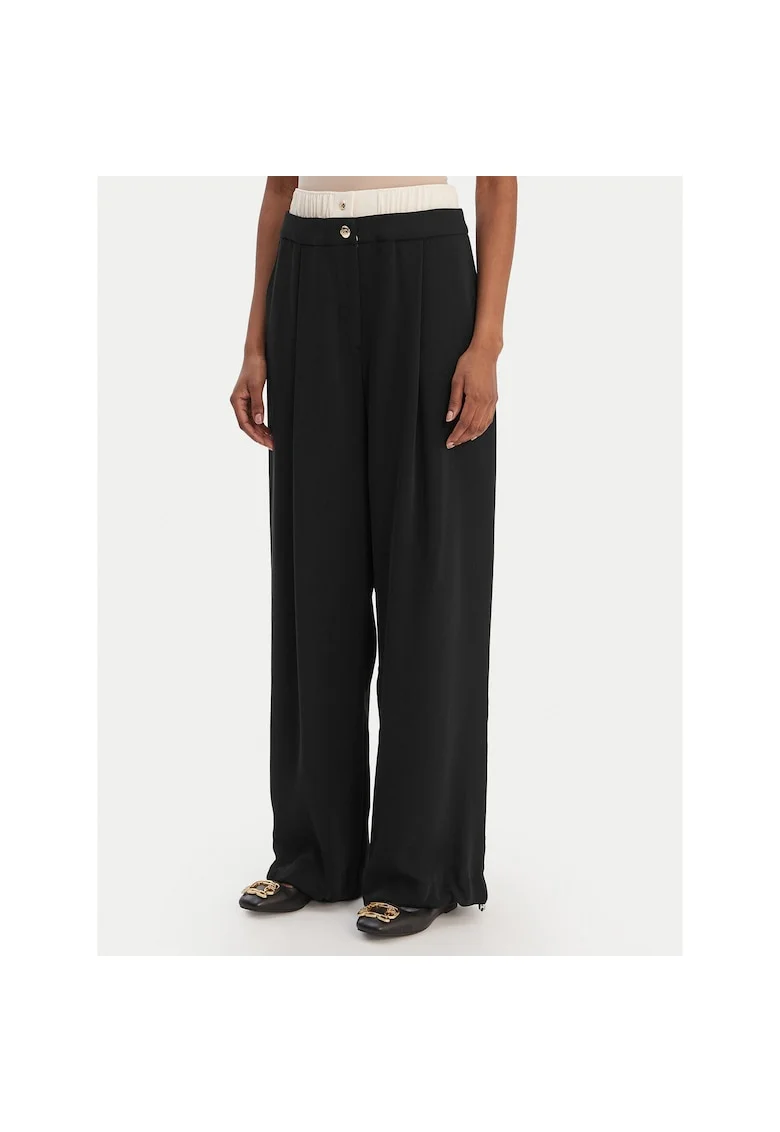 Pantaloni sport dama,  poliester, negru
