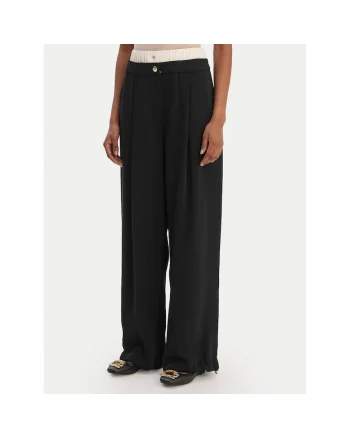Pantaloni sport dama,  poliester, negru