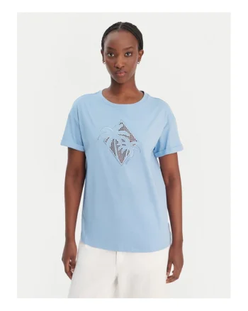 Tricou Femei,  Bumbac, Albastru,