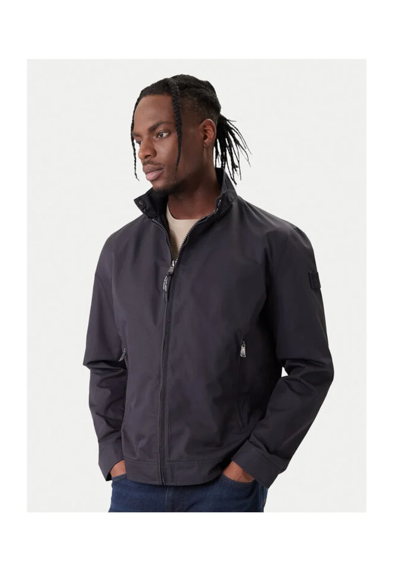 Geaca de tranzitie barbati, Joop Jeans, bleumarin, 63% bumbac, 37% poliester,