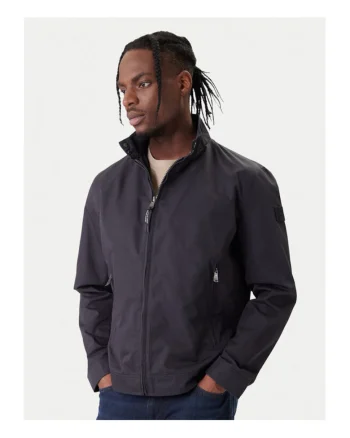Geaca de tranzitie barbati, Joop Jeans, bleumarin, 63% bumbac, 37% poliester,