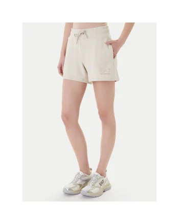 Pantaloni sport dama,  bej, 60% poliester, 36% viscoza
