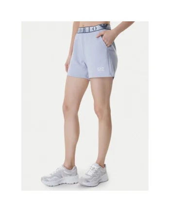 Pantaloni sport dama,  albastru, 50% poliester reciclat, 24% bumbac