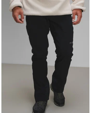 Pantaloni cu talie ajustabila, pentru drumetii Omni-Heat Infinity Softshell, Negru stins