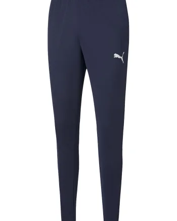 Pantaloni conici, pentru fitness teamRISE, Alb/Bleumarin