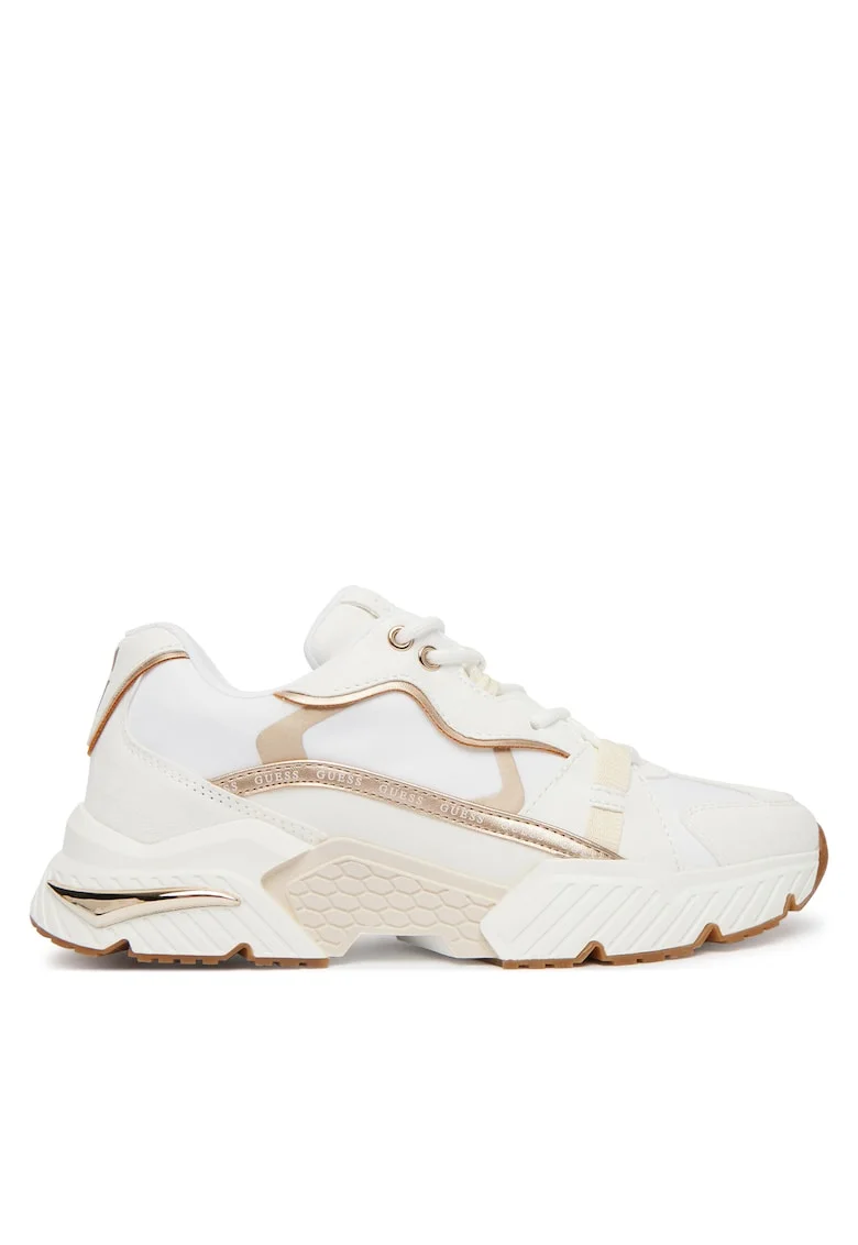 Pantofi sport dama,  alb, textil