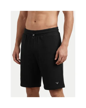 Pantaloni sport barbati, Emporio Armani, negru, 70% bumbac, 30% modal