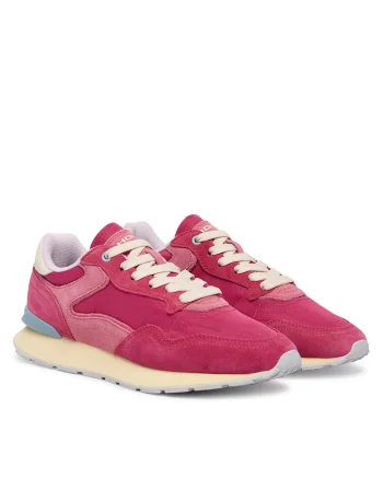 Pantofi sport femei,  piele intoarsa/material textil, multicolor