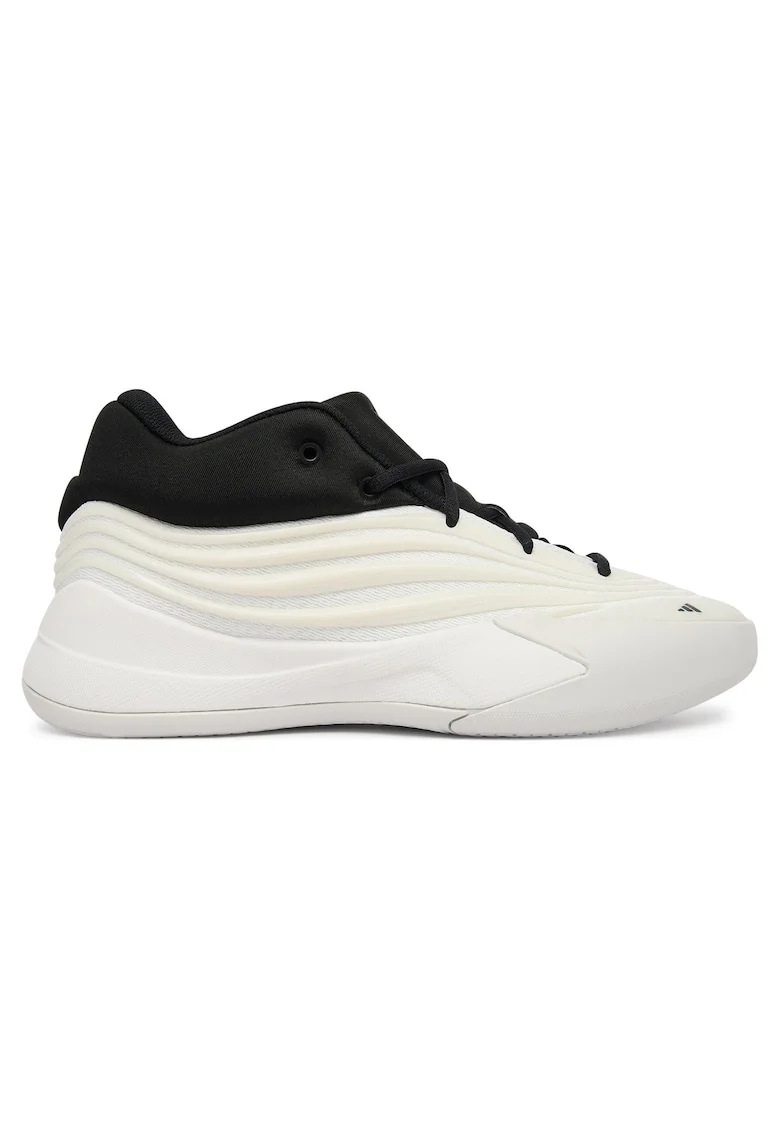 Pantofi sport unisex  baschet, alb/negru, textil