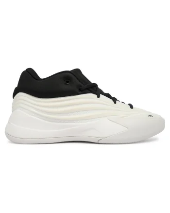 Pantofi sport unisex  baschet, alb/negru, textil
