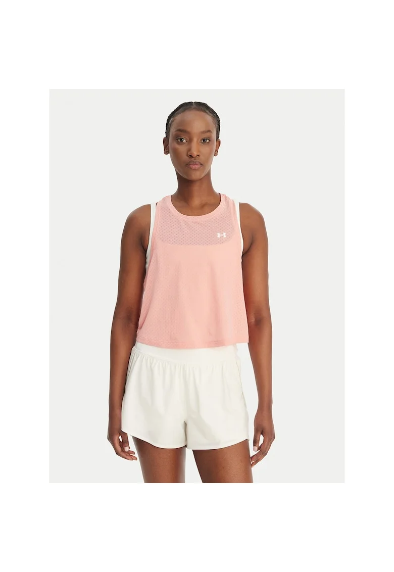 Tricou sport dama,  slim fit, roz, poliester,
