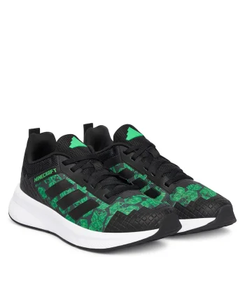 Pantofi sport copii,  negru/verde, textil/sintetic