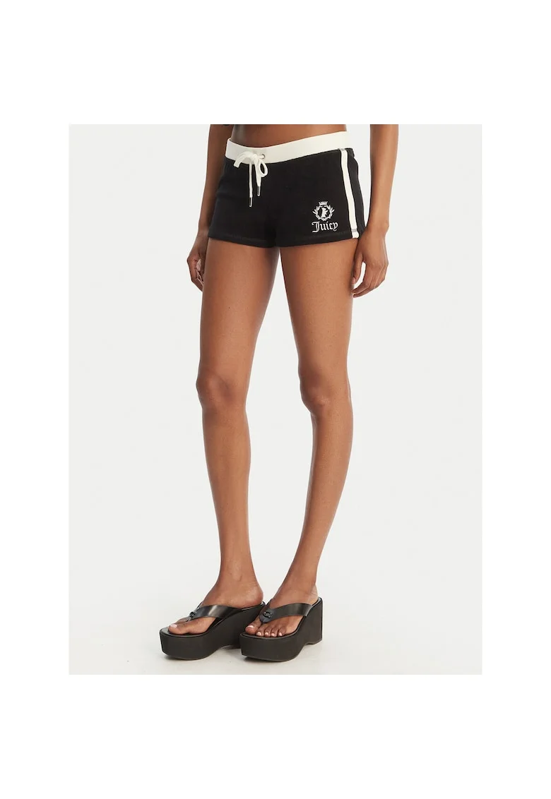 Pantaloni scurti sport dama,  bumbac, negru