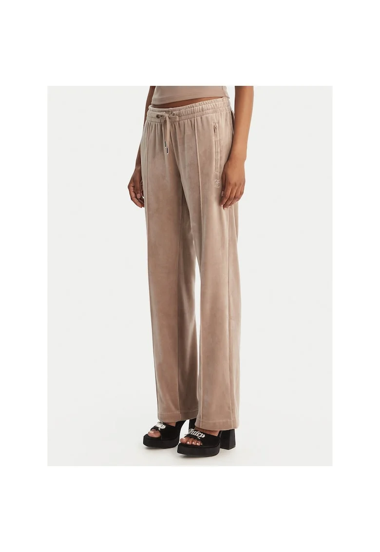 Pantaloni sport dama,  bej, poliester, Bej