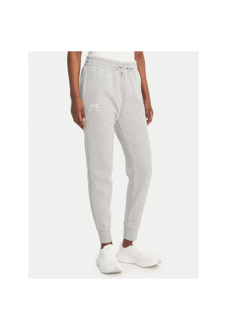 Pantaloni sport dama,  gri, bumbac