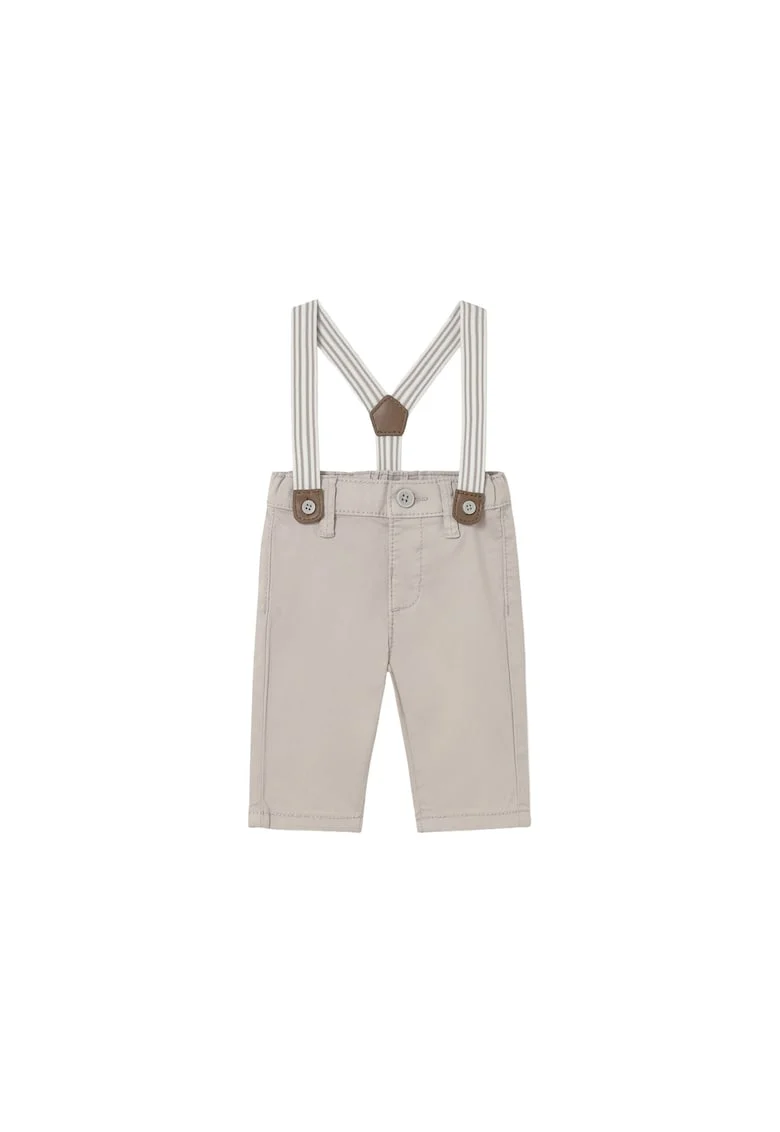 Pantaloni baieti,  din bumbac, bej