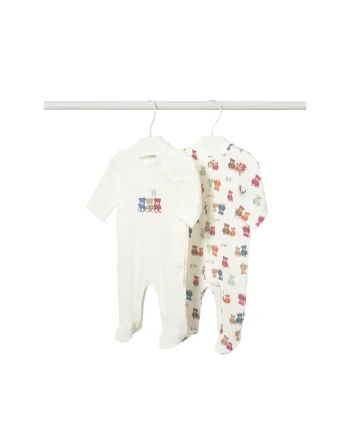 Set salopete copii,  bumbac, alb, 90% bumbac, 10% elastan