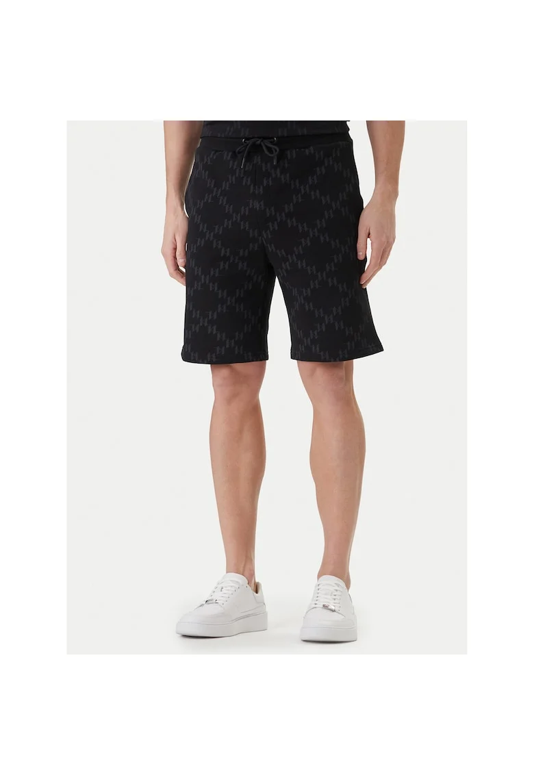 Pantaloni sport barbati,  bumbac organic, negru