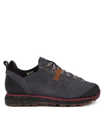 Pantofi trekking dama,  piele intoarsa, impermeabili, gri