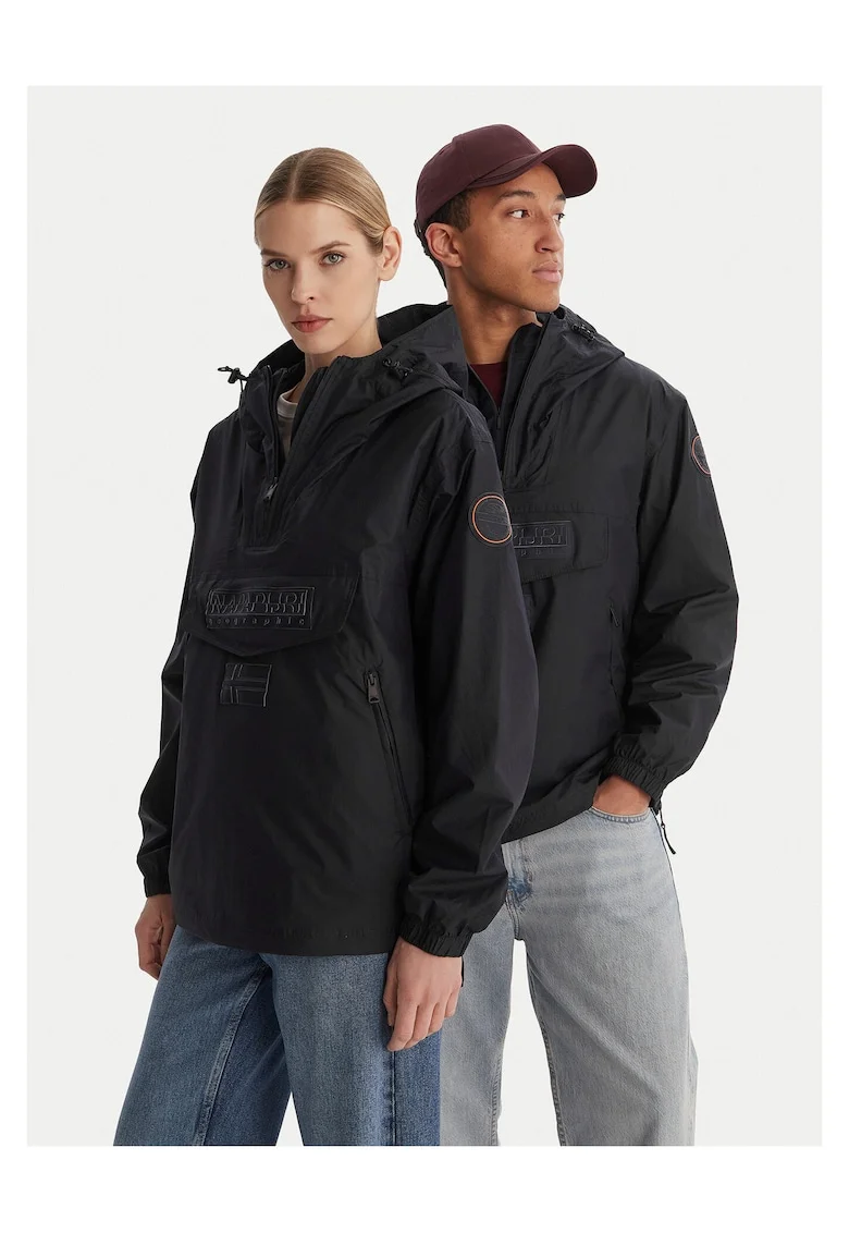 Geaca hanorac unisex,  lejer, bleumarin, poliamida,
