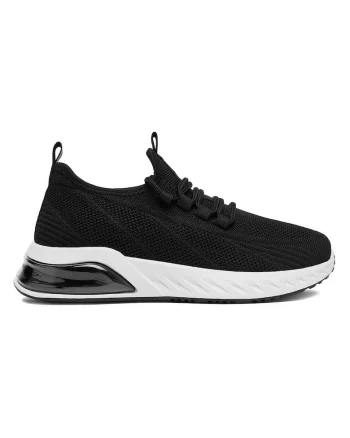 Pantofi sport dama  material textil, negri