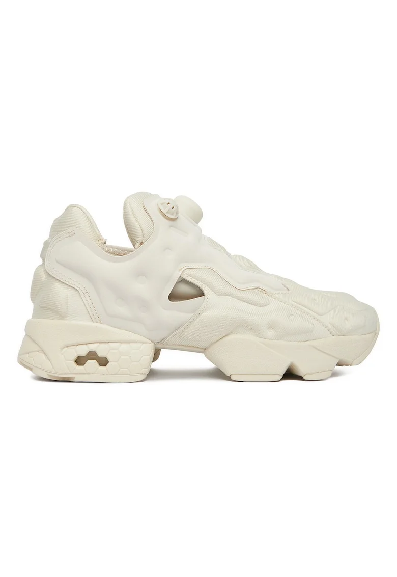 Pantofi sport dama,  material textil, bej, platforma, respirabili