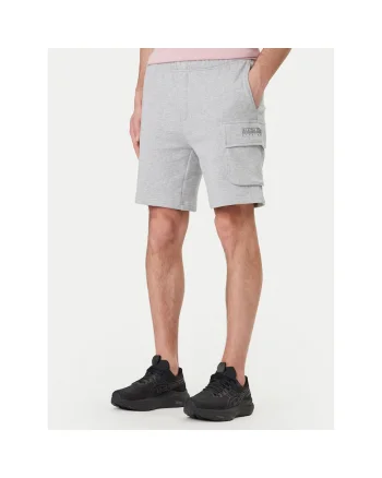 Pantaloni scurti sport Barbati,  Gri, din Bumbac
