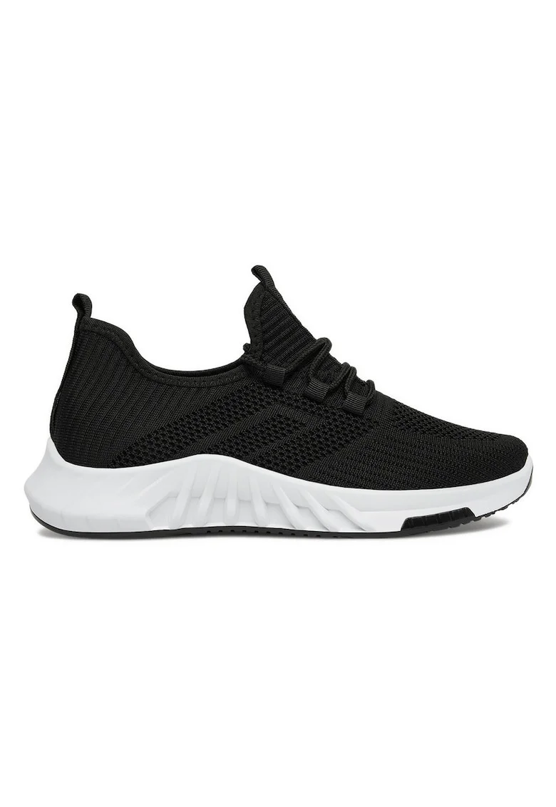 Pantofi sport dama,  material textil, negru