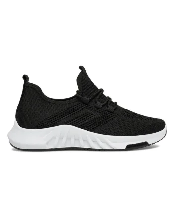 Pantofi sport dama,  material textil, negru