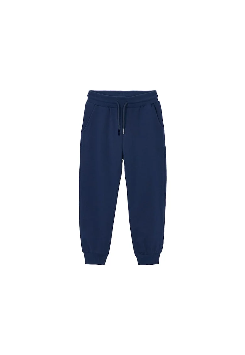 Pantaloni de trening pentru baieti,  bumbac/poliester/elastan, bleumarin