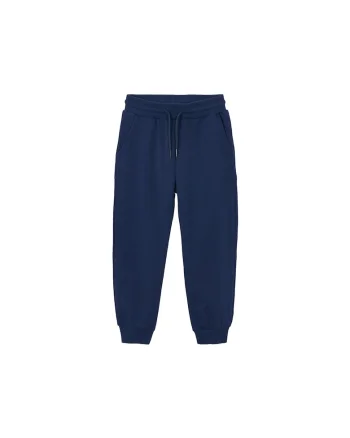 Pantaloni de trening pentru baieti,  bumbac/poliester/elastan, bleumarin