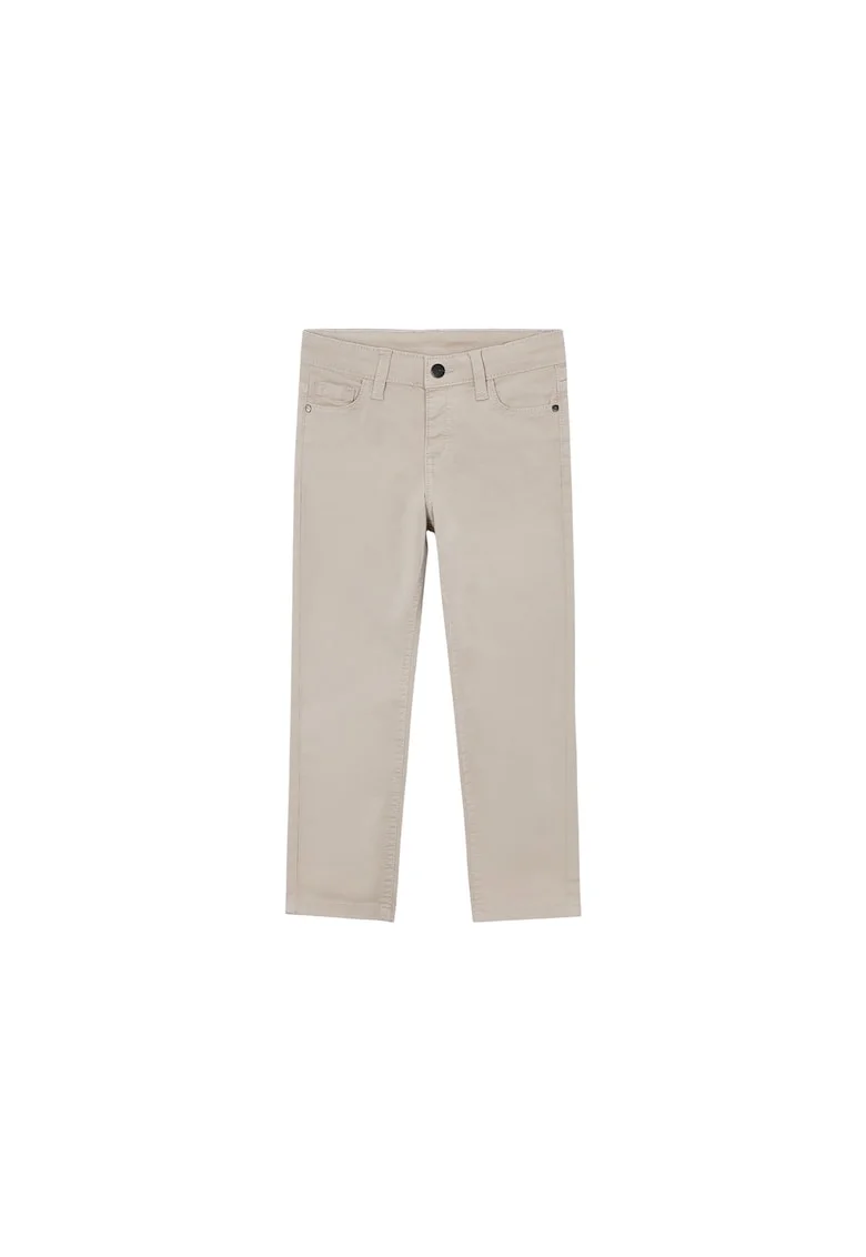 Pantaloni pentru baieti,  Bumbac/Elastan, Bej