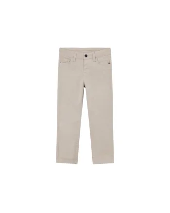 Pantaloni pentru baieti,  Bumbac/Elastan, Bej