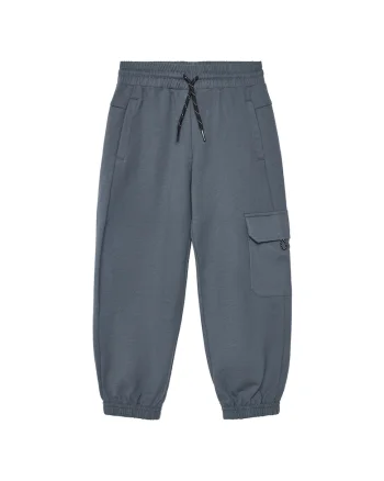 Pantaloni baieti,  gri, bumbac, poliester,