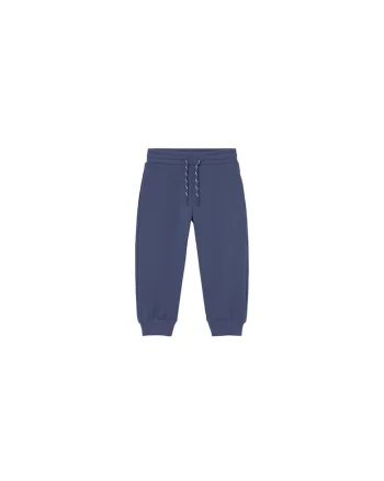 Pantaloni de trening pentru baieti,  bumbac/poliester, bleumarin,