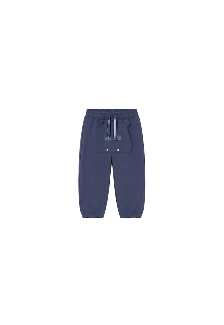 Pantaloni de trening pentru baieti,  bumbac/poliester, bleumarin
