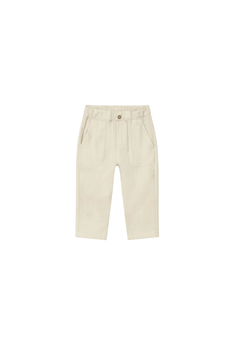 Pantaloni pentru baieti,  Bumbac, Bej